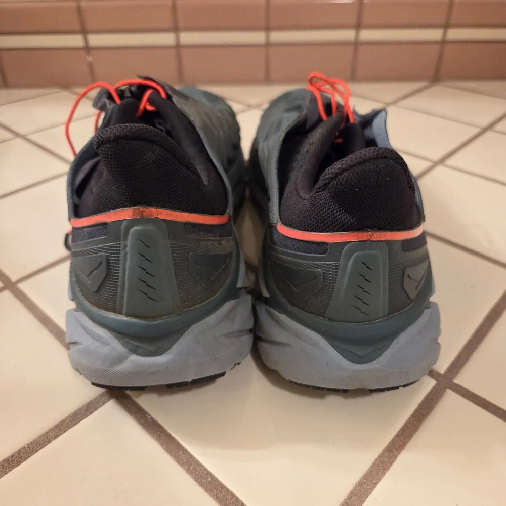Hoka One One Project Clifton Goblin Blue Black Sneakers 1127924-GRBC Mens 7.5